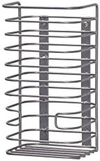 Household Essentials Satin Nickel Steel Door Basket