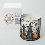 Caroline's Treasures DAC2285CDL Witches Spooky Halloween Decorative Soy Candle Nature Soy Wax Essential Oil Home Decor Ideal for Bedroom Kitchen Bath Office Gift, 10 oz