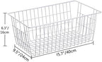 SANNO Freezer Baskets Pantry Storage Bins, Farmhouse Wire Storage Baskets - Image 4