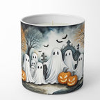 Caroline's Treasures DAC2281CDL Ghosts Spooky Halloween Decorative Soy Candle Nature Soy Wax Essential Oil Home Decor Ideal for Bedroom Kitchen Bath Office Gift, 10 oz