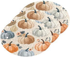 YETTASBIN Thanksgiving Pumpkin 3PCS Wood Pulp Scrub Sponges, Reusable Absorbent Household Cleaning Sponge Non-Scratch Kitchen Dish Sponges, Multi-Surface Safe Scrubber for Nonstick Pans, Pots by Unknown