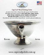 Cape Cod Polish Co Metal Polishing Cloths Foil Pouch 0.53oz, Stainless Steel - Image 7