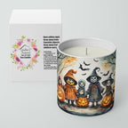 Caroline's Treasures DAC2221CDL Trick or Treaters Spooky Halloween Decorative Soy Candle Nature Soy Wax Essential Oil Home Decor Ideal for Bedroom Kitchen Bath Office Gift, 10 oz