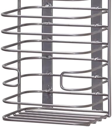 Household Essentials Satin Nickel Steel Door Basket