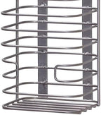 Household Essentials Satin Nickel Steel Door Basket