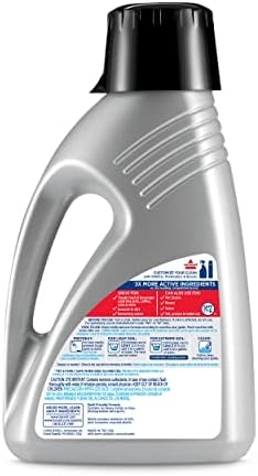 Bissell PRO OXY Carpet Deep Clean Solution,for use in leading upright carpet cleaners,48oz,Removes deep down dirt,stains & odors,(Pack of 2)