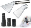 Universal Clear Vacuum Extraction Accessory with 1-1/4“,1-7/8” and 2-1/2” Adapter,Compatible with All Shop Vac Extractor,Wet Dry Vacuum Cleaner Attachments for Upholstery,Carpet Cleaning,Car Detailing