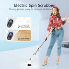 TUYU Electric Spin Scrubber,8 Replaceable Brush Heads for Home