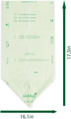 bioMat 2.6 Gallon Compostable Trash Bags, Compost Bags - Image 2