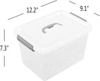 10 L Clear Plastic Storage Box - Image 2
