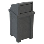 32 Gallon Square 100% Recycled Plastic Heavy Duty Commercial Outdoor or Indoor by SturdyEssentials