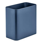 mDesign Small Metal 2.4 Gallon/9 Liter Trash Can Wastebasket Garbage Bin by mDesign