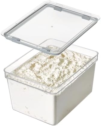 iDesign Large Tall Dry Goods Storage Bin, The Fresh Collection – 7.85” L x 10.85” H x 6” W, Clear Bin