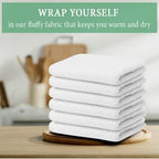 100% Cotton Terry Towel Cleaning Rags White 14'x17'|Pack of 60|Grade White - Image 4