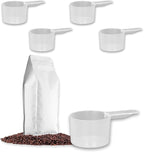 4 Pack – 2 Tablespoon Plastic Measuring Scoop – 1/8 cup / 29.6cc / 29.6 ml / 1 by JAK+Industrial
