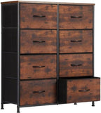 Sweetcrispy Dresser for Bedroom with 8 Drawers, Large Storage Tower