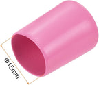 uxcell 20pcs Rubber End Caps 15mm ID Vinyl PVC Round Tube Bolt Cap Cover Screw - Image 3