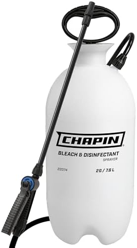 CHAPIN 22074 2-Gallon Bleach Pump Sprayer for Cleaning & Disinfecting