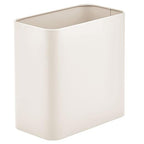 mDesign Small Metal 2.4 Gallon Trash Can Wastebasket Garbage Bin by mDesign