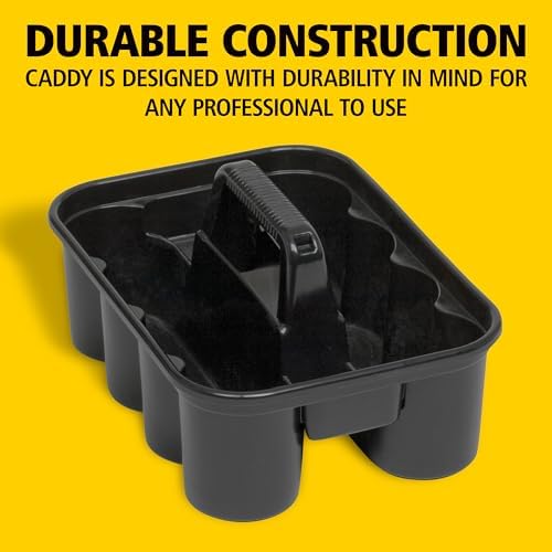 Rubbermaid Commercial Products Deluxe Carry Caddy for Take-Out Cups, Black