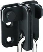 Alise Flip Latch Gate Latch Black, Shed Door Latch Barn Door Lock Shed Lock by Alise