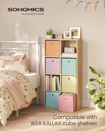 SONGMICS Storage Cubes, Set of 6 Odorless Foldable Storage Boxes