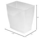 iDesign Small Bathroom Trash Can, Made in USA - Image 3