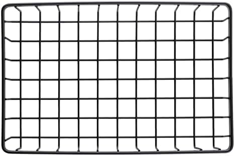 G.E.T. WB-962-MG Rectangular Metal Storage Wire Basket for Pantry, Produce and More, 9" x 6" x 2", Gray