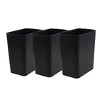 Gainhope 3-Pack 4.5 Gallon Plastic Small Trash Can Wastebasket, Living Room by Unknown
