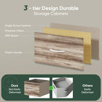 Fabric Dresser for Bedroom with 9 Drawers, Storage Tower
