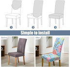 Dining Chair Covers, Stretch Seat Covers, Washable Furniture Protector