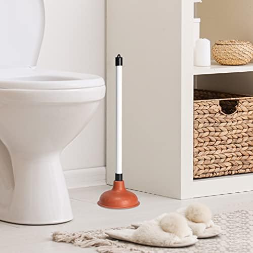 LDR 512 3210A Toilet Sink and Drain, Plastic Handle Rubber Cup Removes Clogs for Bathrooms, Kitchens, Baths, Showers, Powerful Commercial and Residential, Flat Plunger