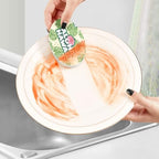 Hawaii Tropical Leaves Dish Scrub Sponges Kitchen Summer Non Scratch Reusable Compressed Cellulose Sponge Hanging for Household Cleaning Washing Dishes Pots and Pans 3 Pack - Image 6