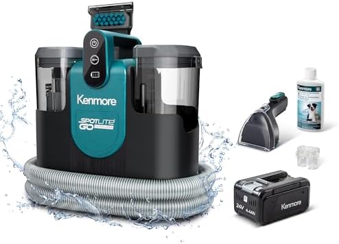 Kenmore 24V Cordless Portable Carpet & Upholstery Spot Cleaner Machine