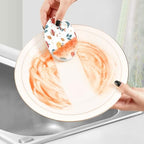 YETTASBIN Thanksgiving Gnome 3PCS Wood Pulp Scrub Sponges, Reusable Absorbent Household Cleaning Sponge Non-Scratch Kitchen Dish Sponges, Multi-Surface Safe Scrubber for Nonstick Pans, Pots - Image 5