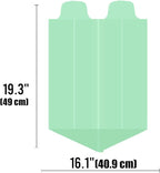 1-2 Gallon Flap Tie Compostable Trash Bags, Biodegradable Kitchen Garbage Bags - Image 2