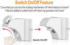 Vmaisi Adhesive Magnetic Locks for Cabinets & Drawers - Image 3