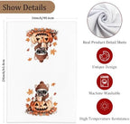 Fall Pumpkin French Bulldog Kitchen Towels, Frenchie Mom Gifts, Autumn Coffee Dog Dish Tea Towels for Kitchen, Gifts for French Bulldog Lovers Decorative Hand Towel for Bathroom, 16x24 Inch - Image 7