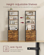 VASAGLE File Cabinet, Home Office Filing Cabinet, 3 Drawers