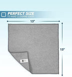 Microfiber Cleaning Cloth Grey-50Pcs 2100 Series Ultra Soft Highly Absorbent - Image 6