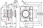 Encell Set of 5 Push Button Latch Cupboard - Image 5
