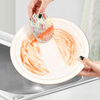 Happy Birthday Cake Dish Scrub Sponges Kitchen Non Scratch Reusable Compressed Cellulose Sponge Hanging for Household Cleaning Washing Dishes Pots and Pans 3 Pack - Image 6