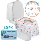 Disposable Toilet Seat Covers for Kids & Adults, 40 Pack - Image 7