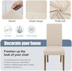 Dining Chair Covers, Stretch Seat Covers, Washable Furniture Protector