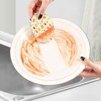 Autumn Leaves Berries Dish Scrub Sponges Kitchen Fall Acorns Non Scratch Reusable Compressed Cellulose Sponge Hanging for Household Cleaning Washing Dishes Pots and Pans 3 Pack - Image 6
