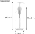 Yebeauty Pump Bottle Dispenser, 4 Pack 10oz/300ml Plastic Dish Lotion Soap - Image 2