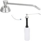Heavy Duty Brass Countertop Liquid Soap Dispenser, Commercial Grade Top Fill by Stardrix