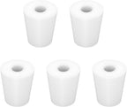Labasics 5-Pack 3# Single-Hole Silicone Stoppers, Durable and Reusable Silicone by Labasics
