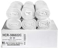 Aluf Plastics 60 Gal Clear Trash Bags, 22 Micron (EQ.), 38" x 60" (150 Pk)