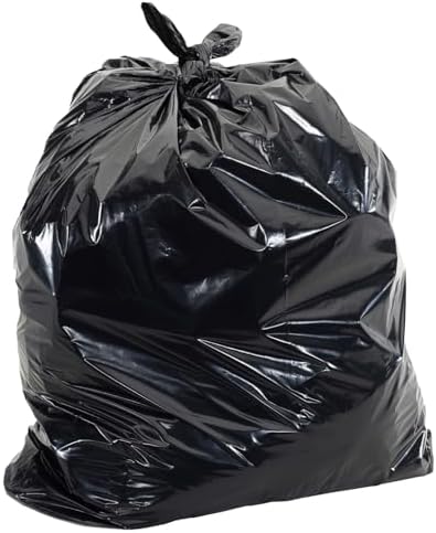 Ultrasac 55 Gal Black Trash Bags, 1.5 MIL (EQ.), 37" x 54" (50 Pack)